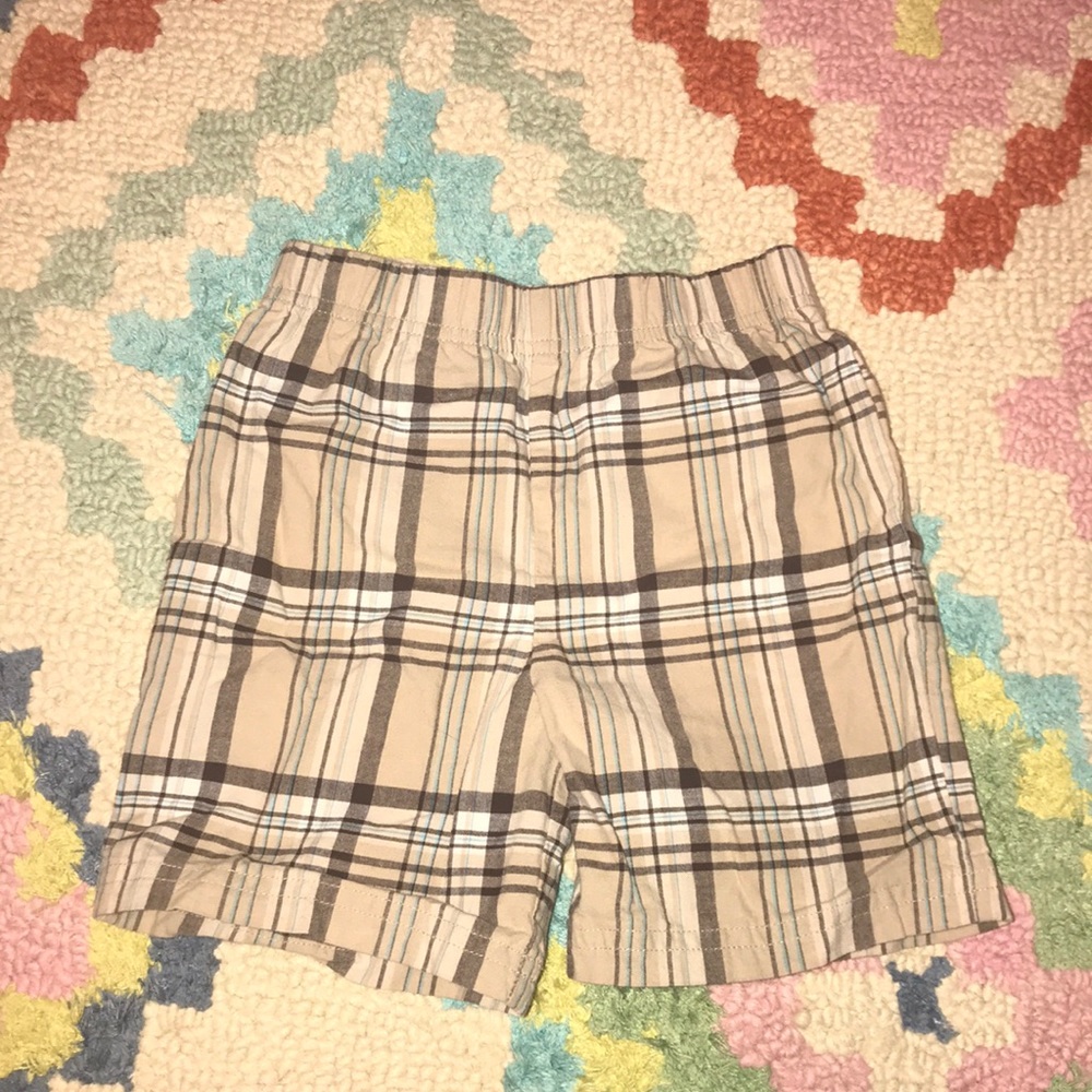 Boys plaid shorts